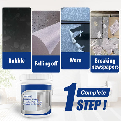 Brise-vue pour la maison Peinture pour verre dépoli à base d'eau