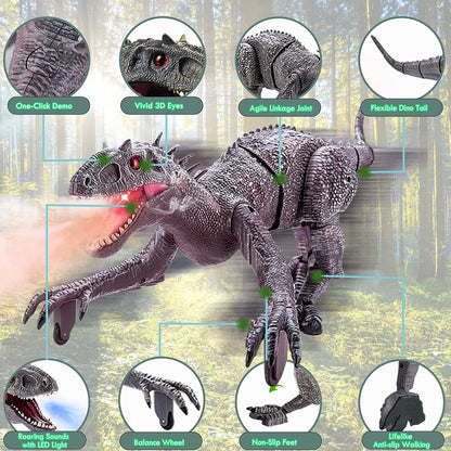 Meilleurs cadeaux pour enfants en 2025 💝 Dinosaure télécommandé réaliste (livraison gratuite) 