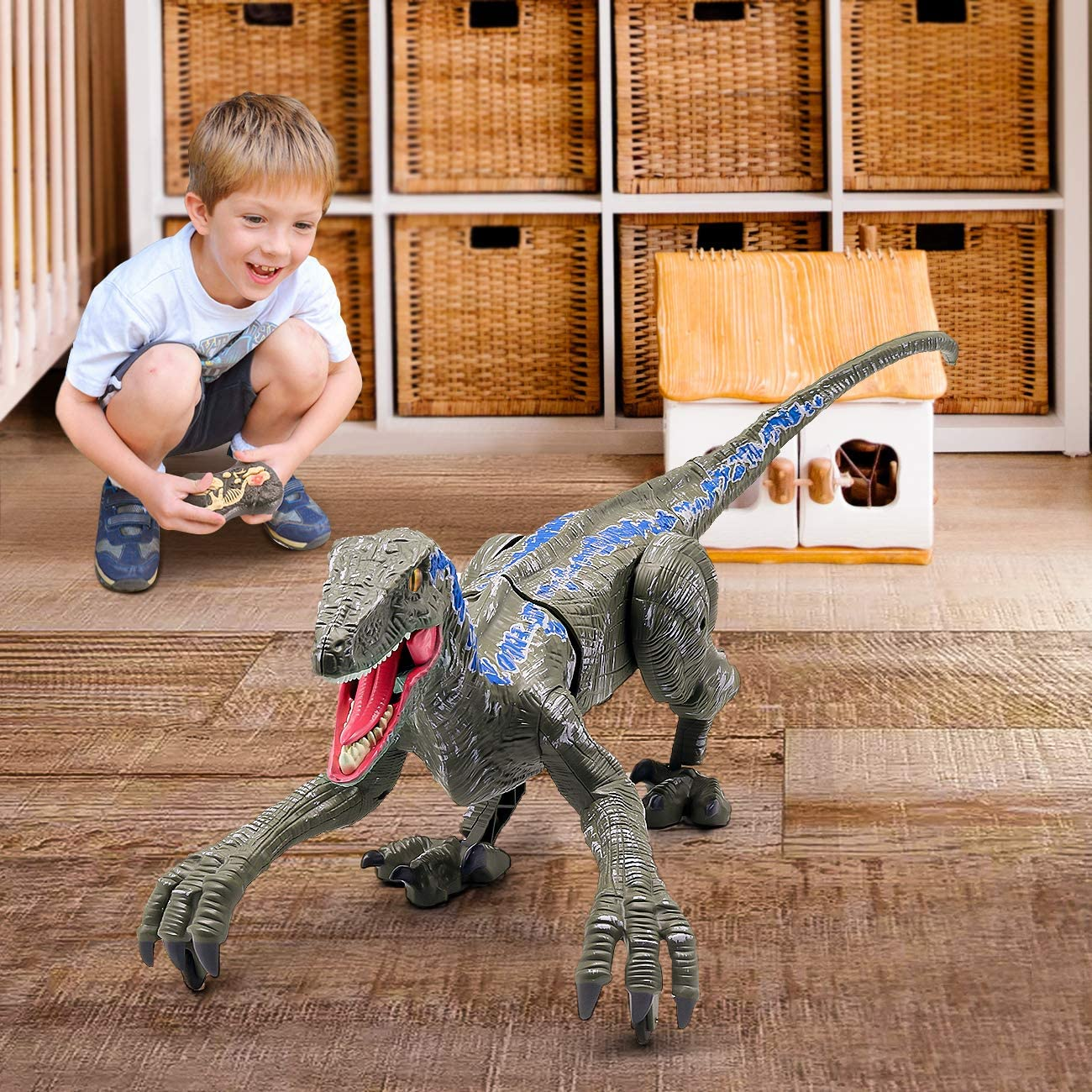 Meilleurs cadeaux pour enfants en 2025 💝 Dinosaure télécommandé réaliste (livraison gratuite) 