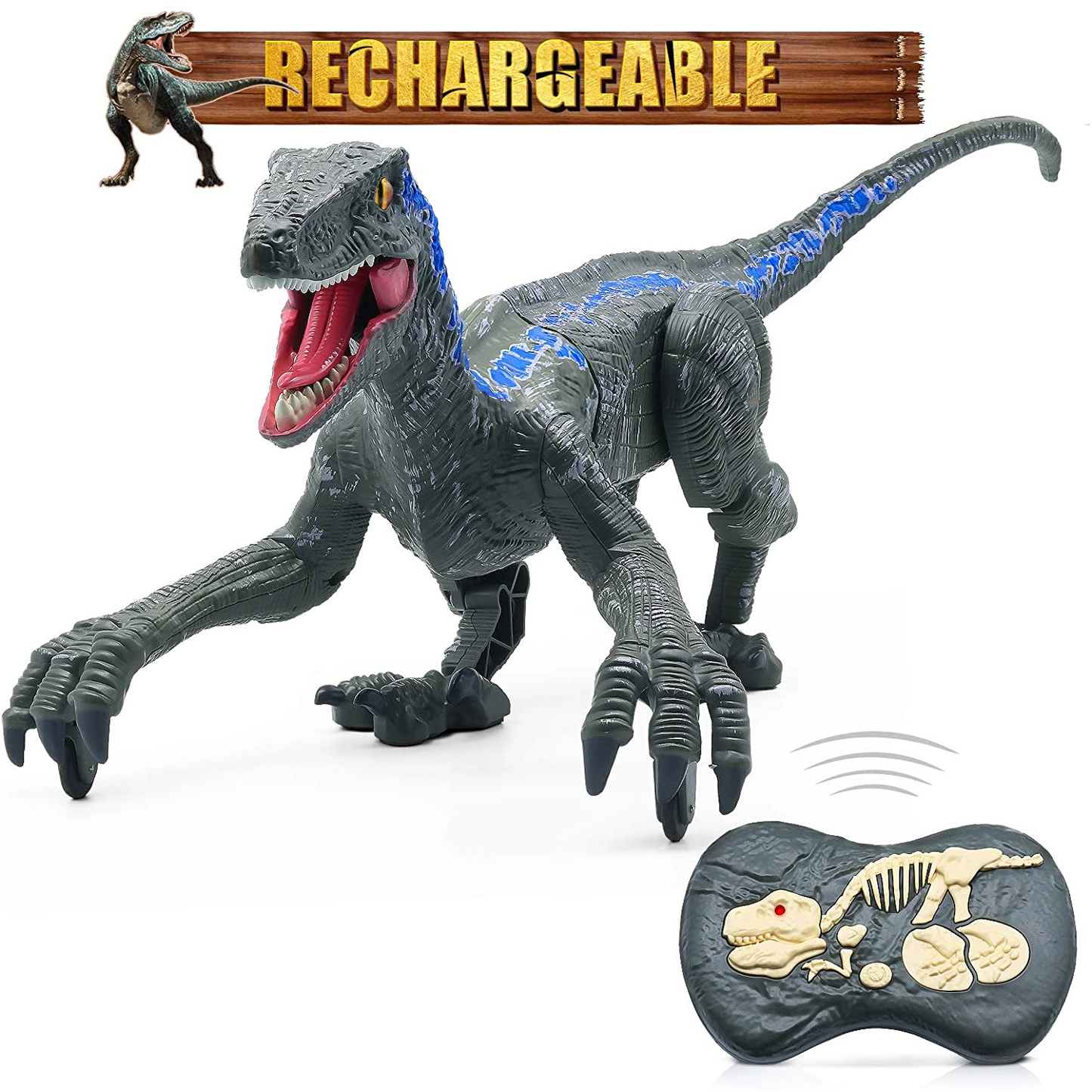Meilleurs cadeaux pour enfants en 2025 💝 Dinosaure télécommandé réaliste (livraison gratuite) 