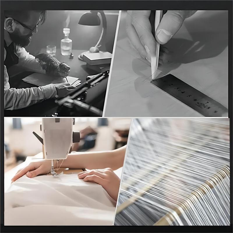 Doudoune matelassée en tricot pour femme avec patchwork (🔥Livraison gratuite)