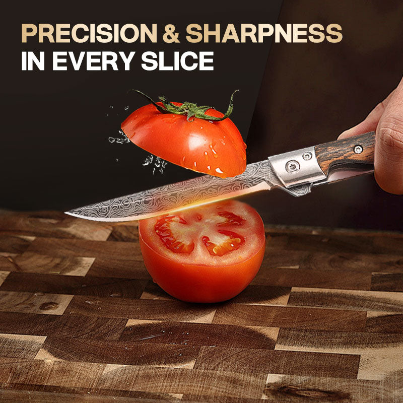 🔥 Grande vente 50% de réduction 🔥🗡️Couteau pliant avec manche en bois pour le travail, la randonnée et le camping ⛺ Achetez-en 1, obtenez-en 1 gratuit 