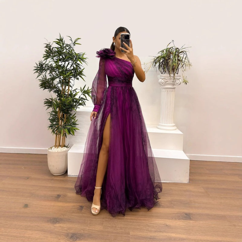 Robe à épaules dénudées en maille imprimée tendance pour femme