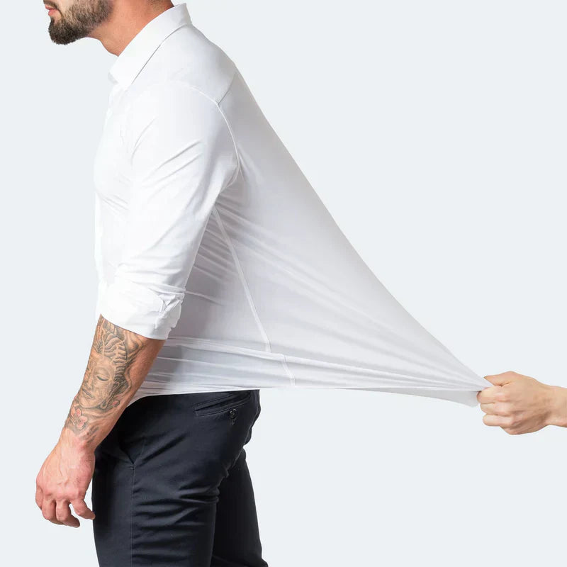Chemise ajustée et infroissable