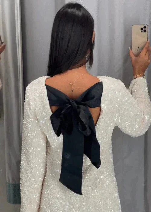 Elsa | Robe élégante à paillettes