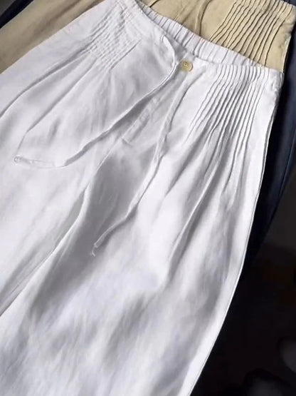 Pantalon en lin pour femme